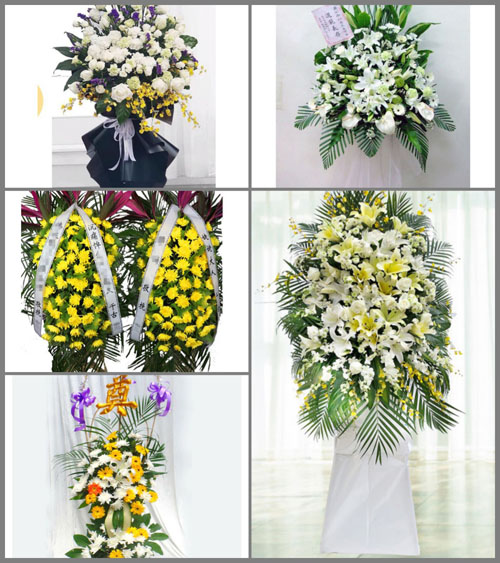 广西钦州灵山县旧州镇白事花篮预定